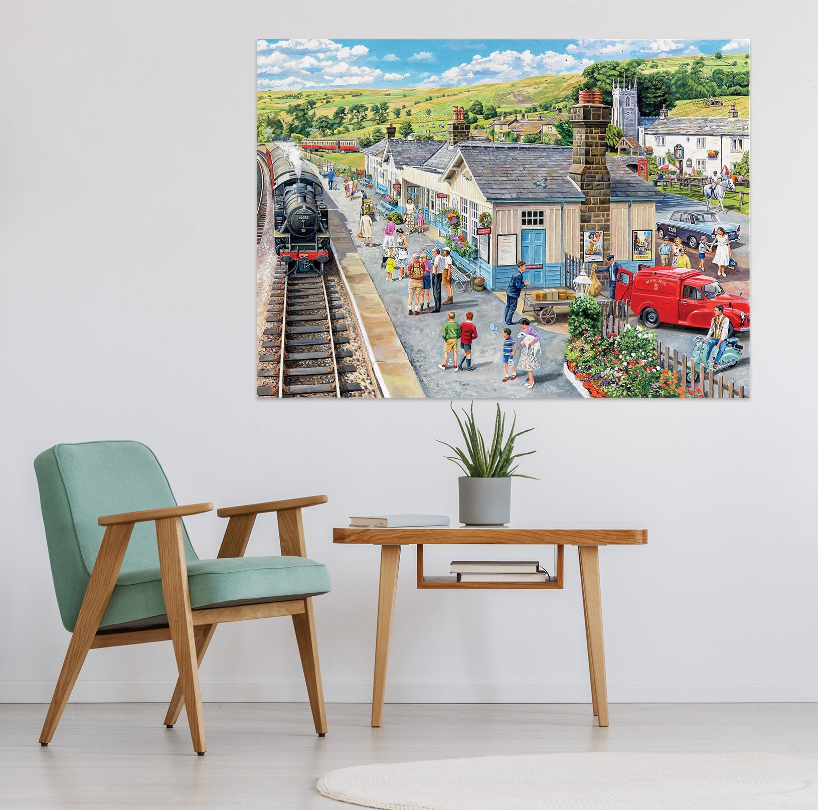 3D The Village Station 085 Trevor Mitchell Wall Sticker