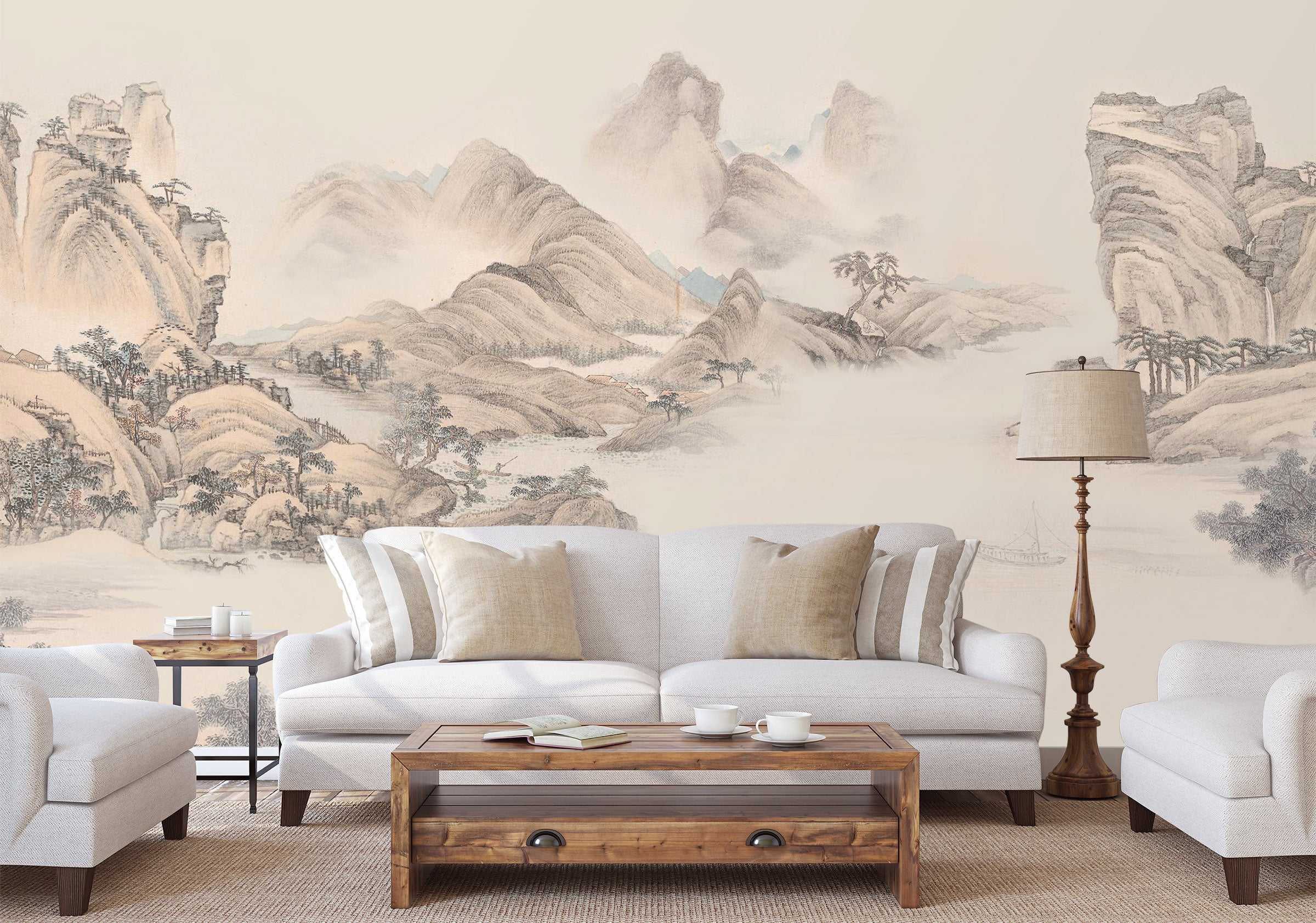 3D Sketch Valley 1459 Wall Murals