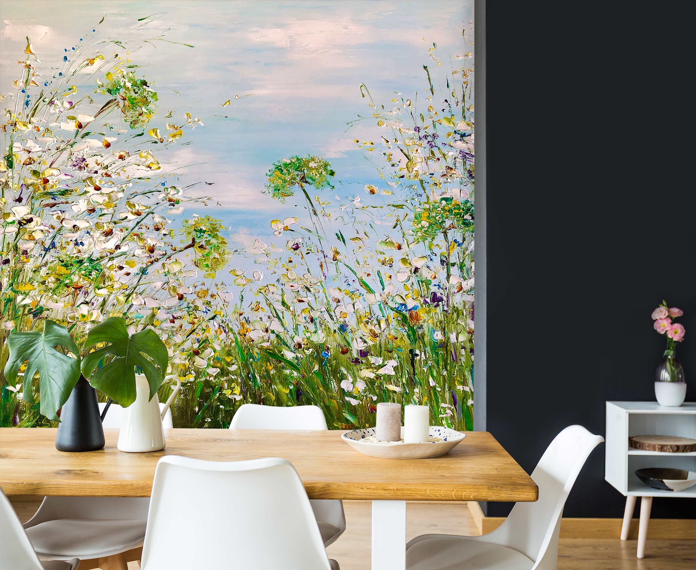 3D Wildflowers Grass 114 Skromova Marina Wall Mural Wall Murals