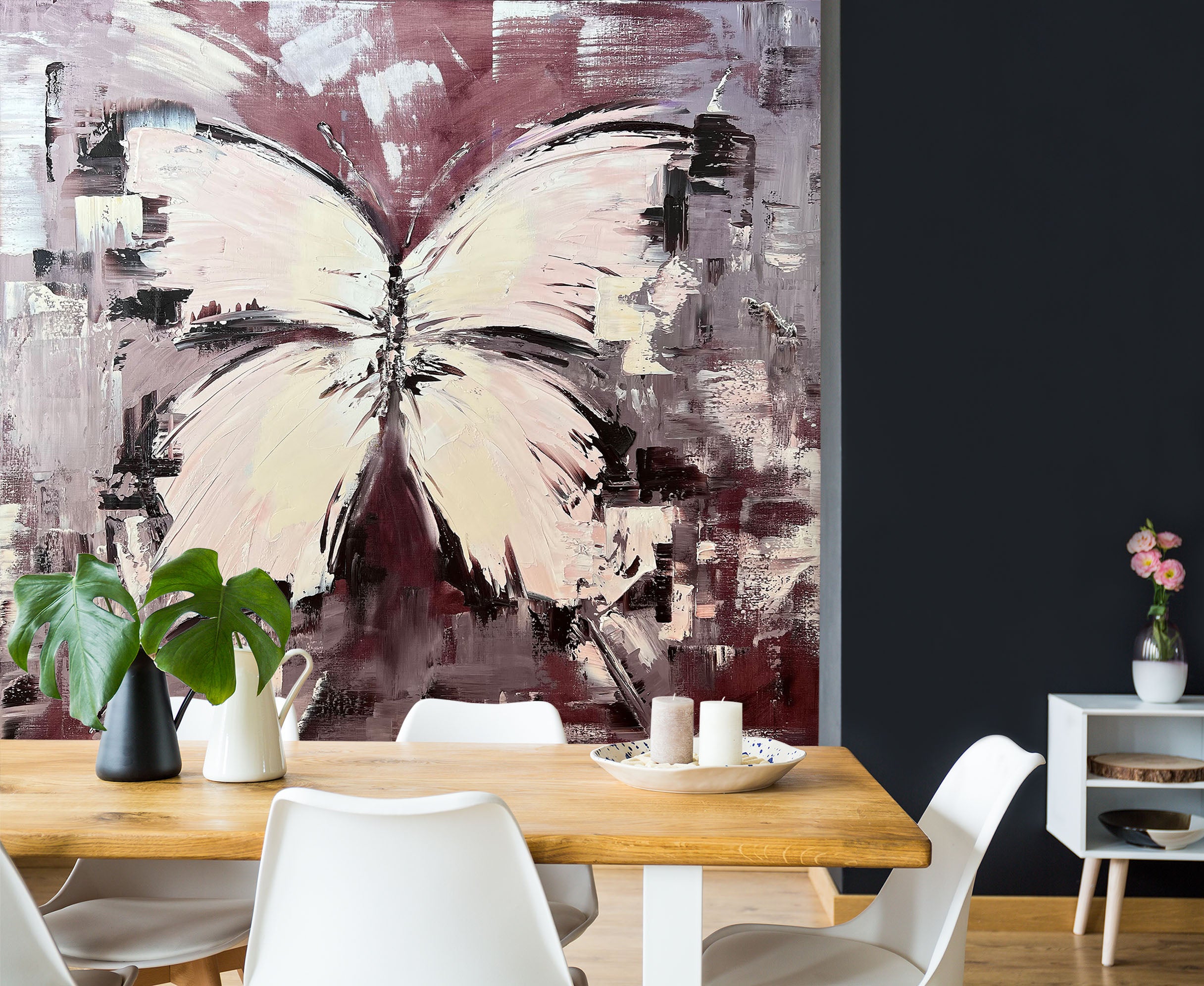 3D Painted Butterfly 2620 Skromova Marina Wall Mural Wall Murals