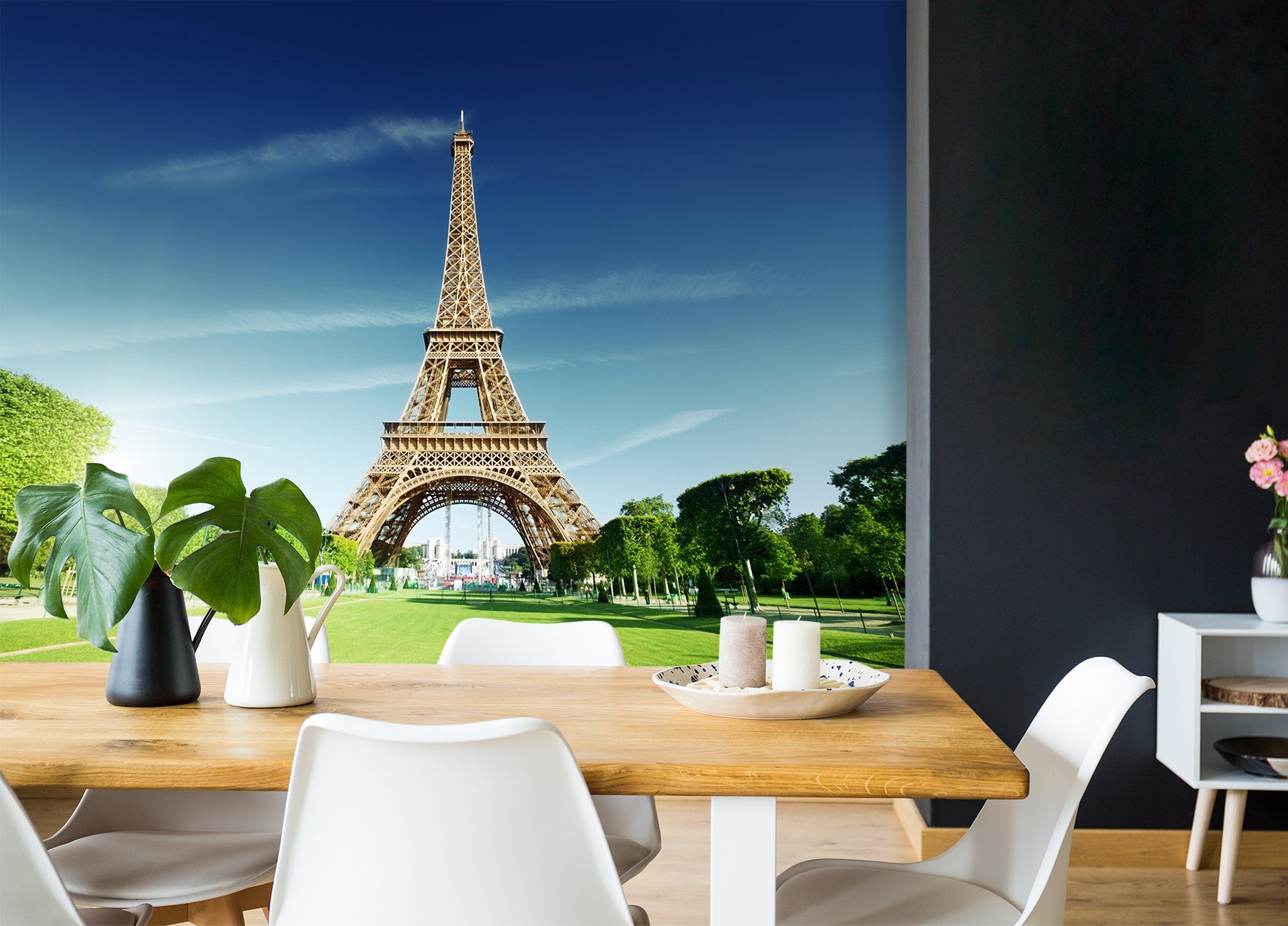 3D Lawn Eiffel Tower 573 Wallpaper AJ Wallpaper 2 