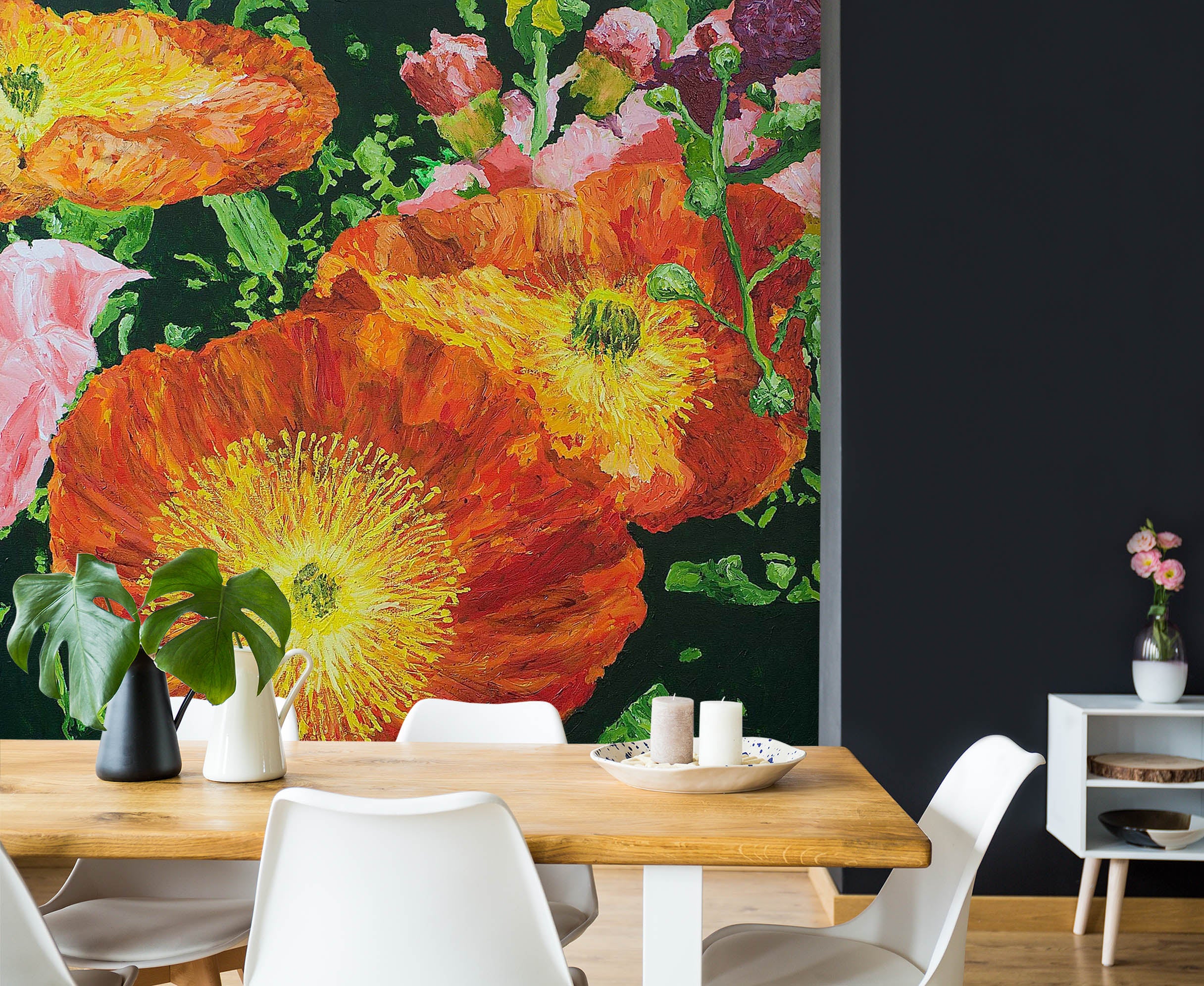 3D Summer Garden 166 Allan P. Friedlander Wall Mural Wall Murals