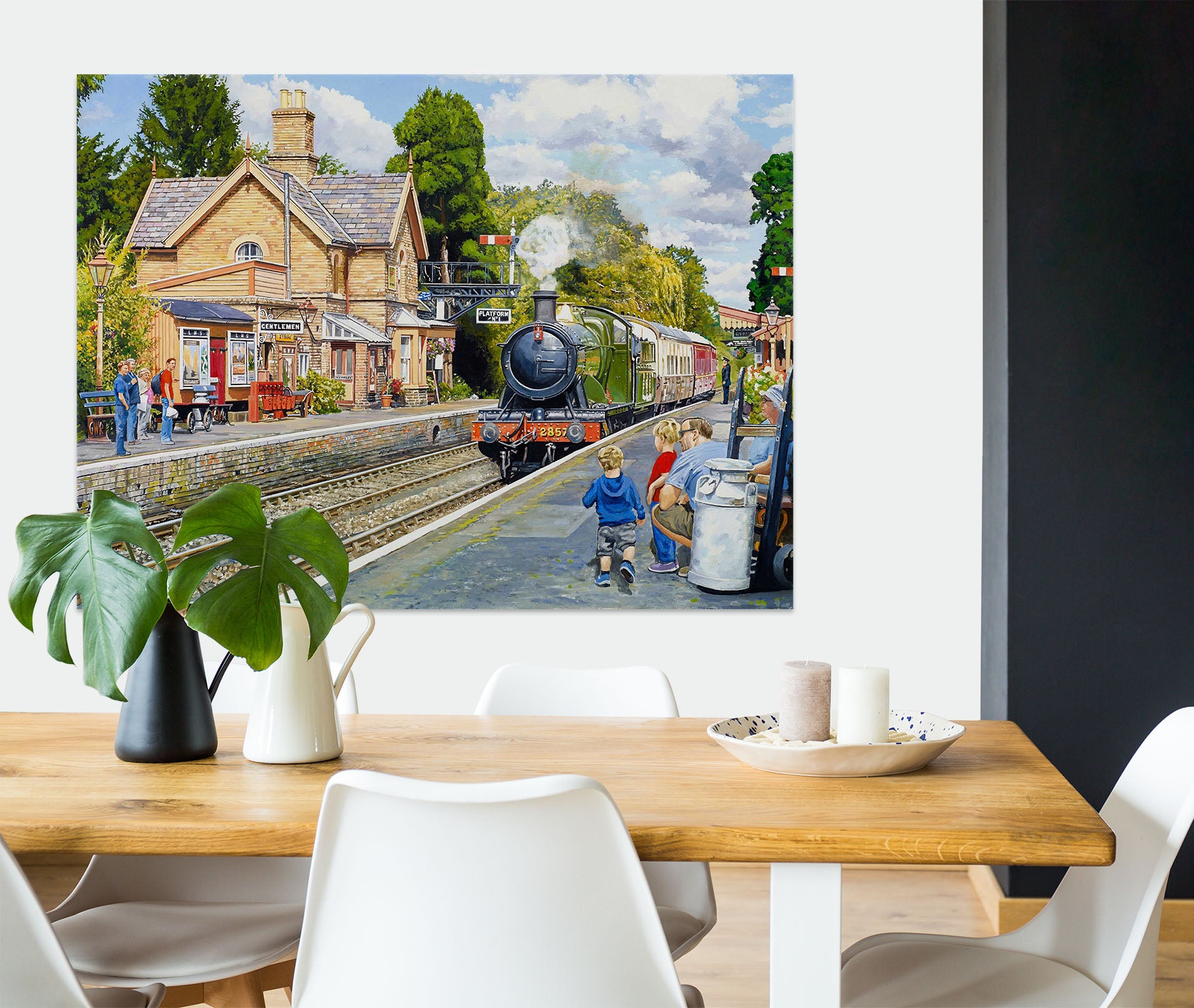 3D City Train 037 Trevor Mitchell Wall Sticker