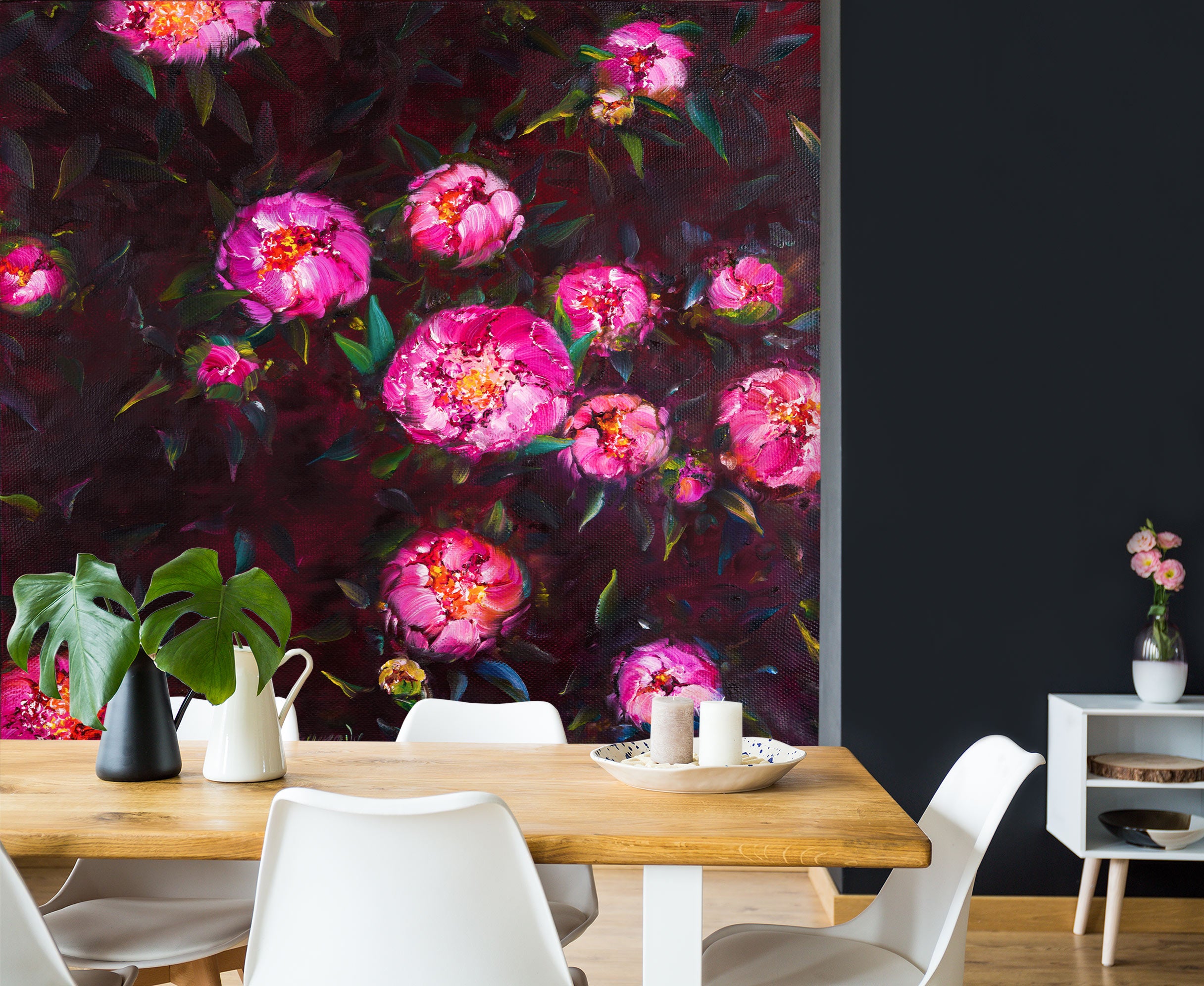 3D Bright Roses 158 Skromova Marina Wall Mural Wall Murals