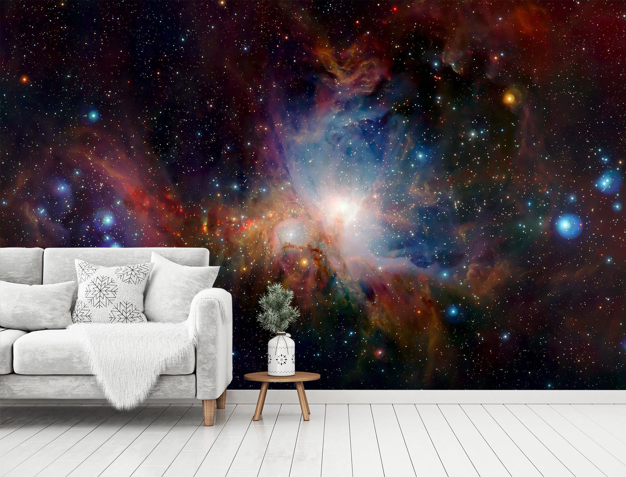 3D Galaxy Starry Sky 027 Wall Murals