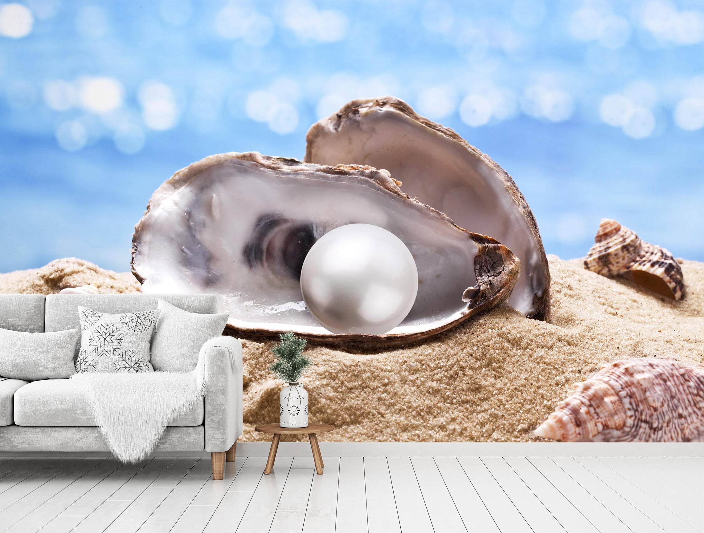 3D Shell Pearl 2008 Wall Murals