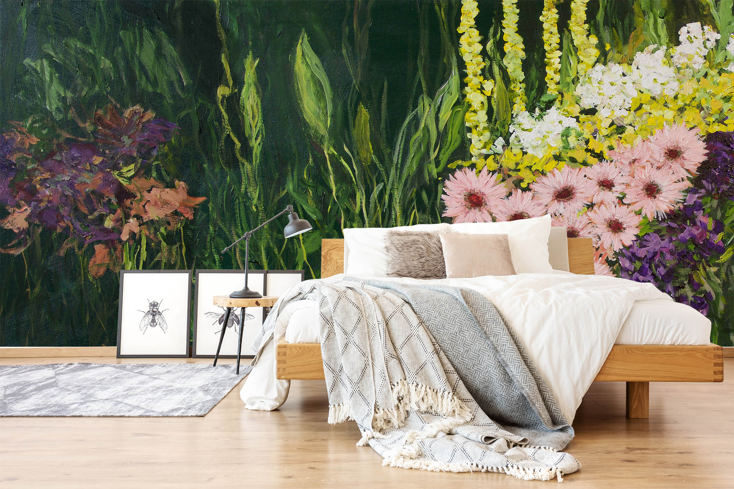 3D Flower Dance 207 Allan P. Friedlander Wall Mural Wall Murals