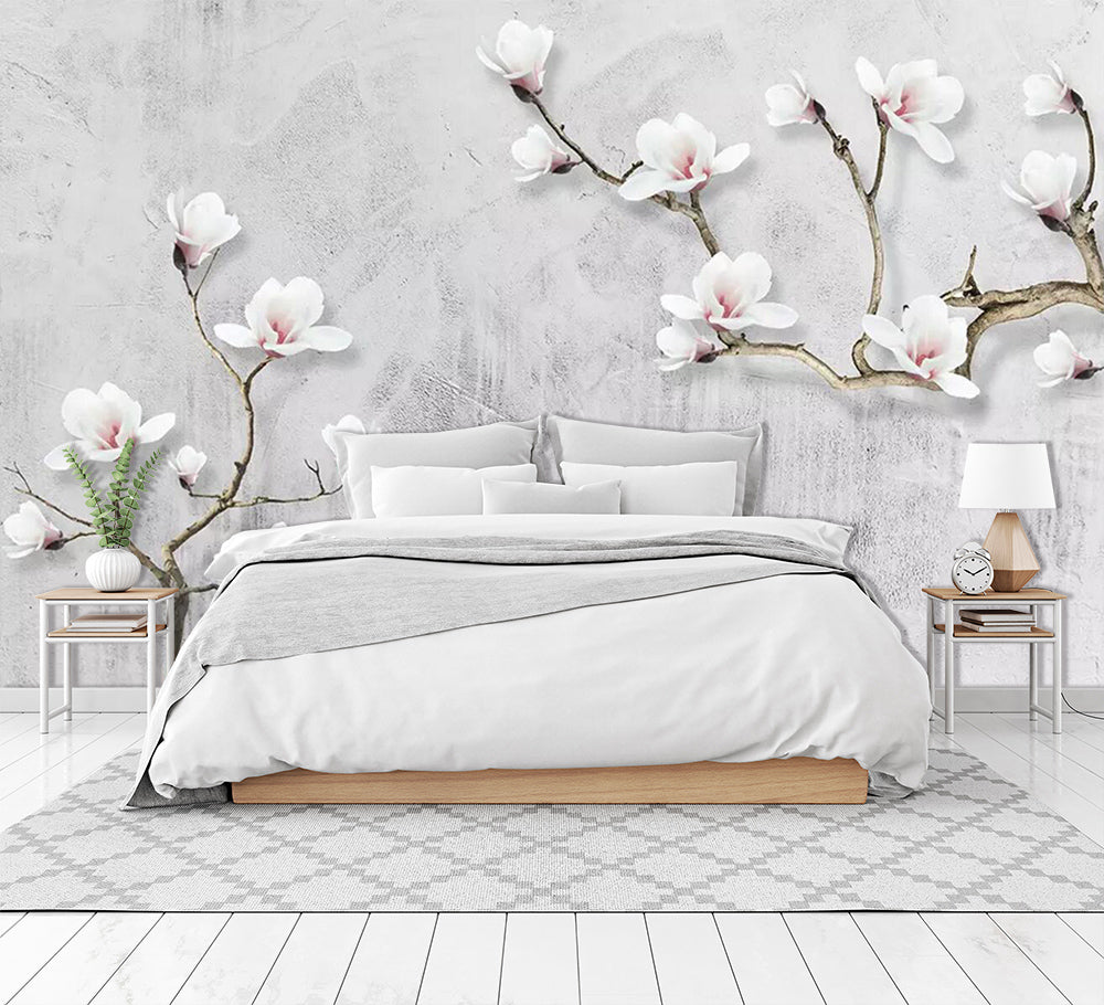 3D Plum Tree WC372 Wall Murals