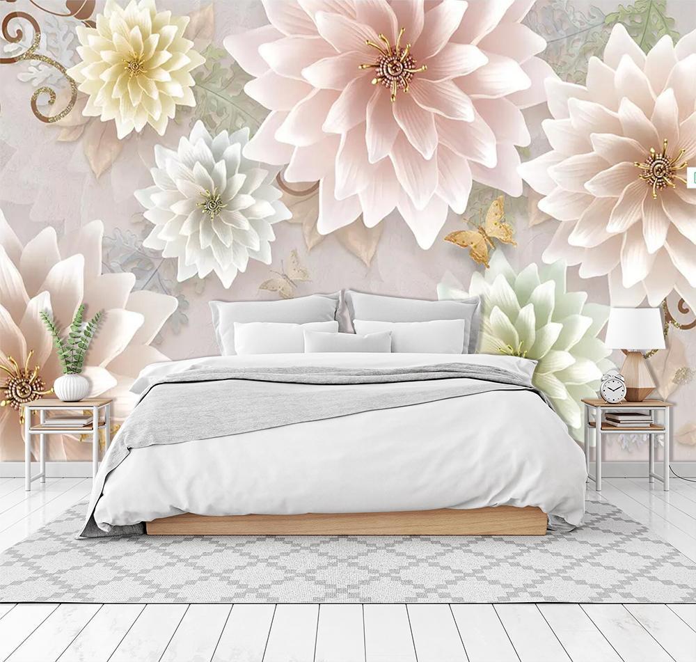 3D Plastic Flower 152 Wallpaper AJ Wallpaper 