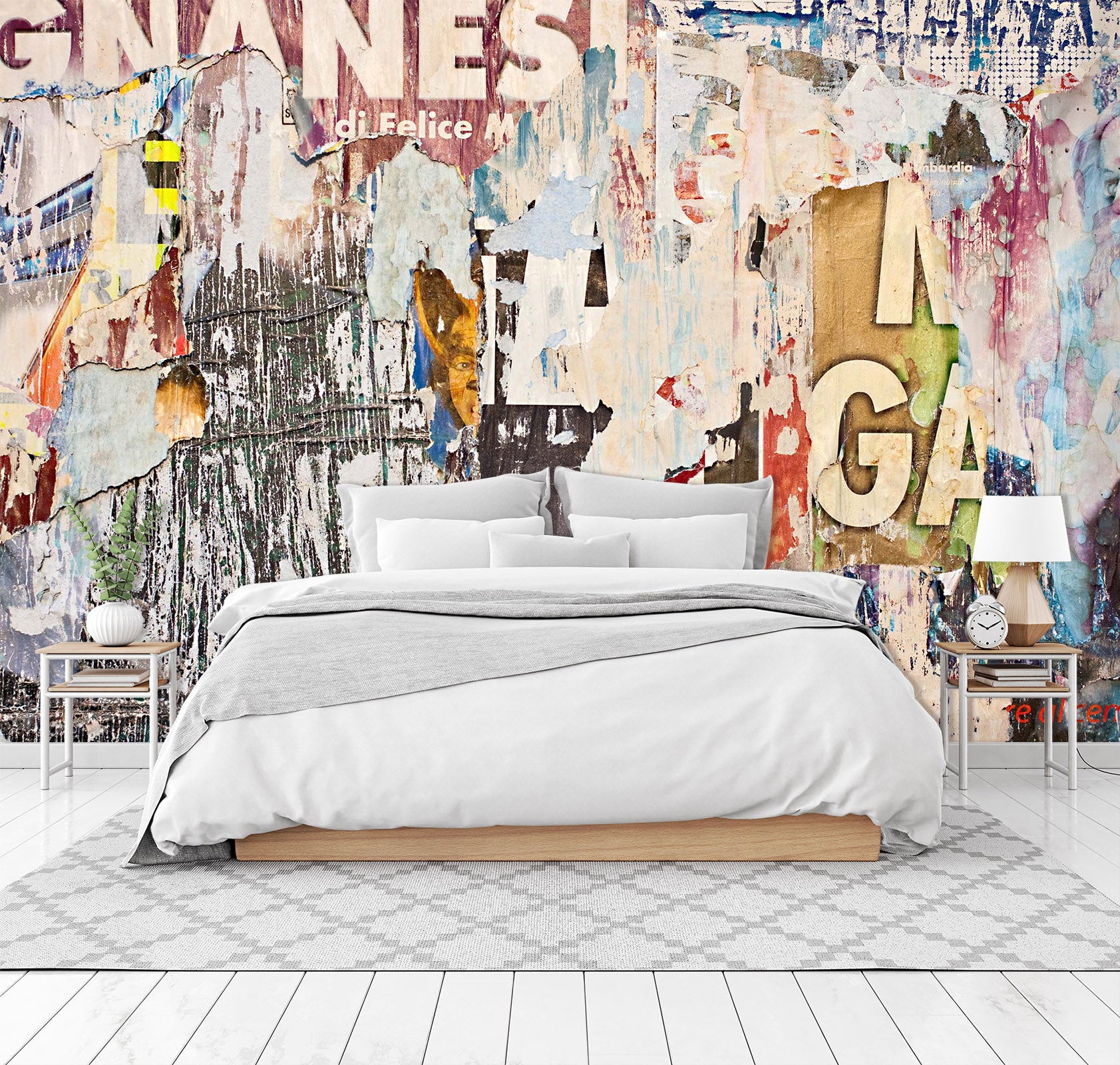 3D Shabby Poster 97 Wall Murals