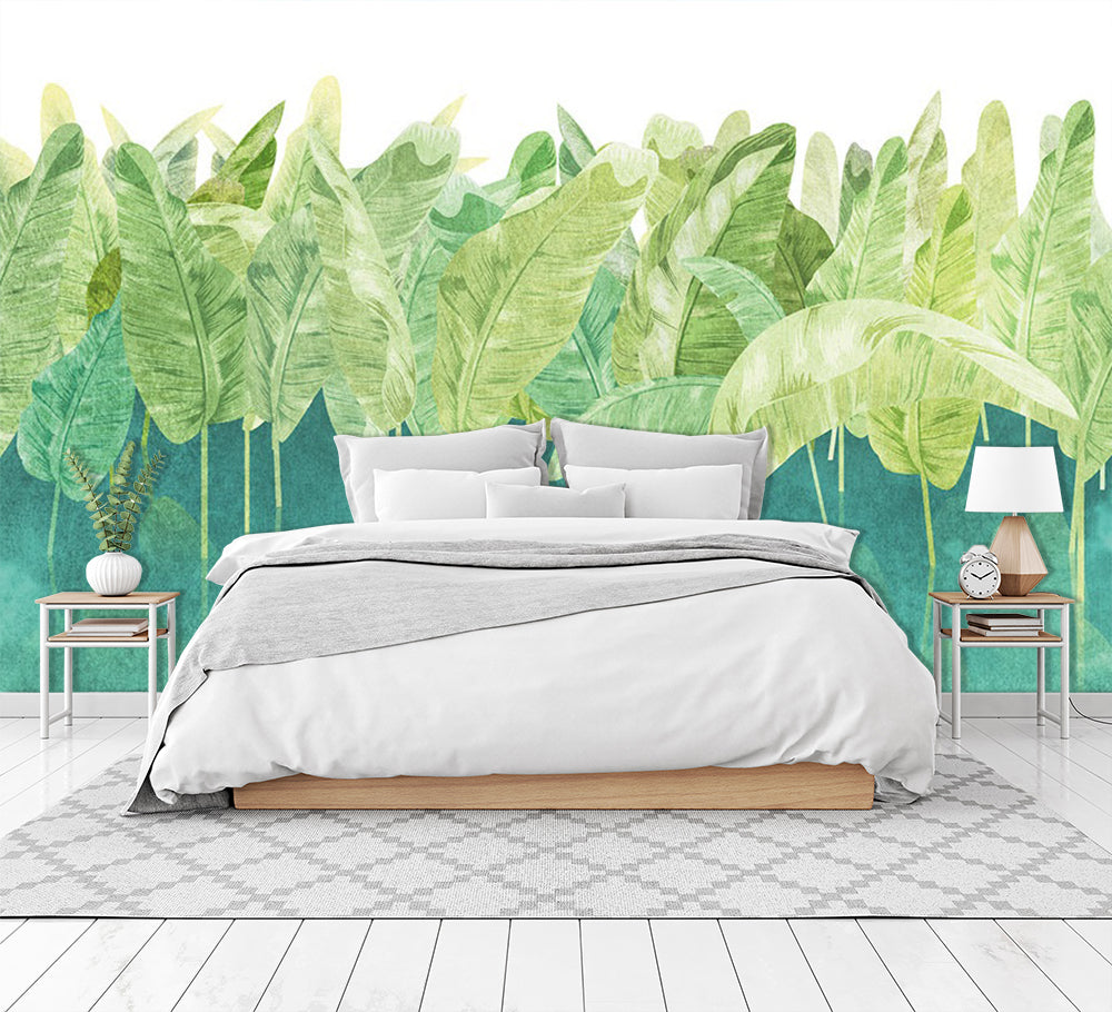 3D Long Leaves WC430 Wall Murals