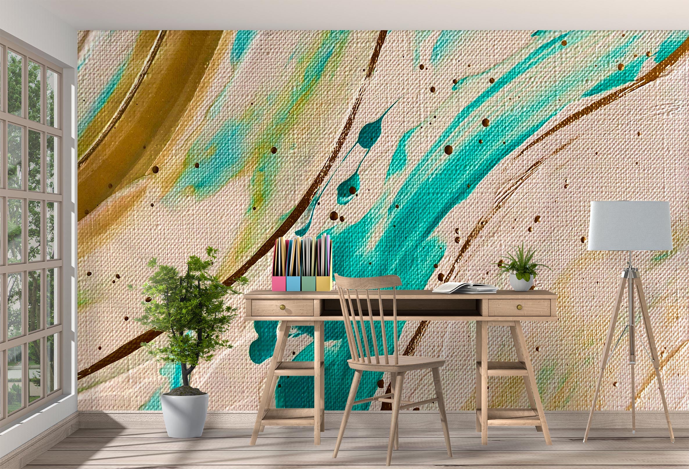 3D Watercolor 112 Skromova Marina Wall Mural Wall Murals