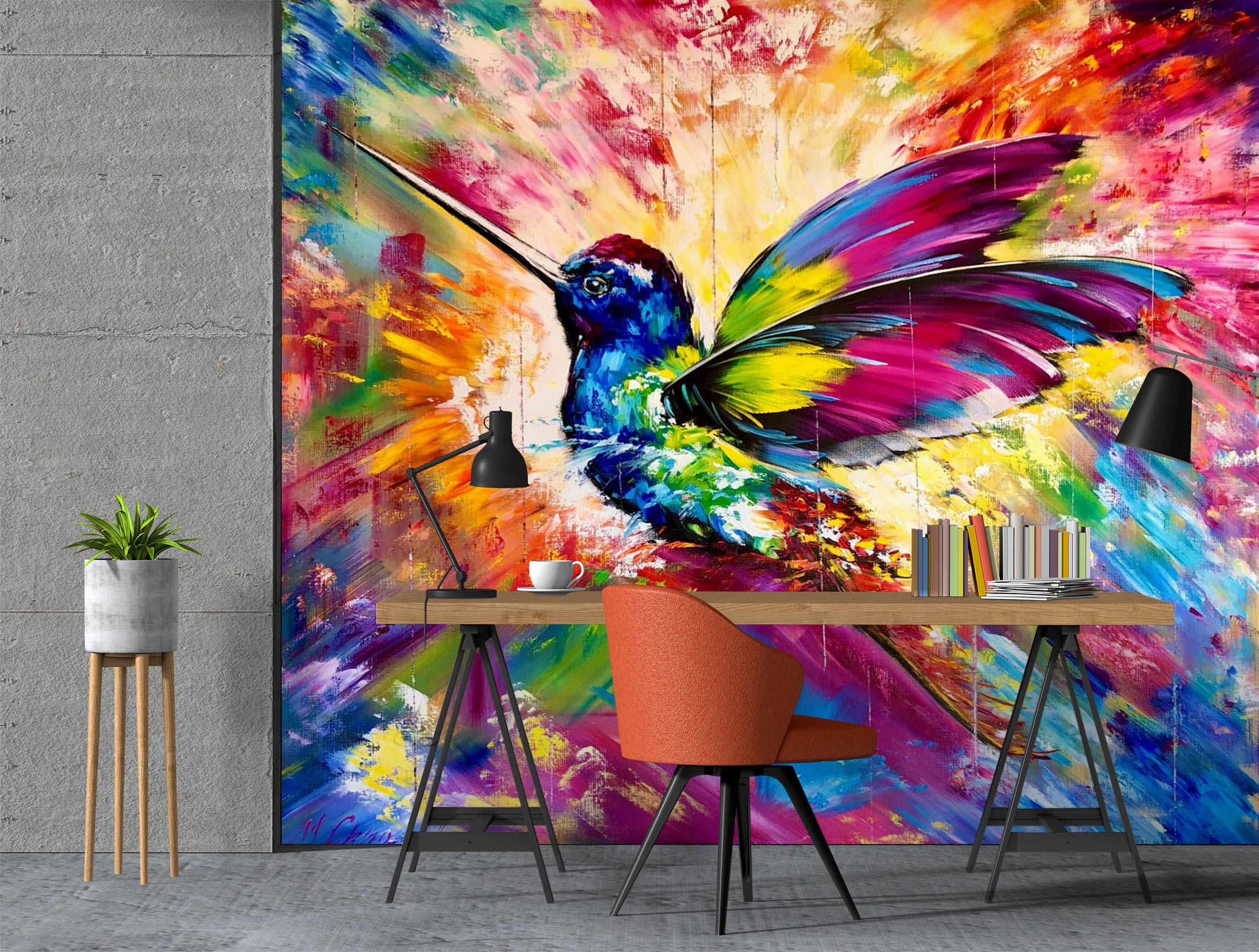 3D Painted Bird 118 Skromova Marina Wall Mural Wall Murals